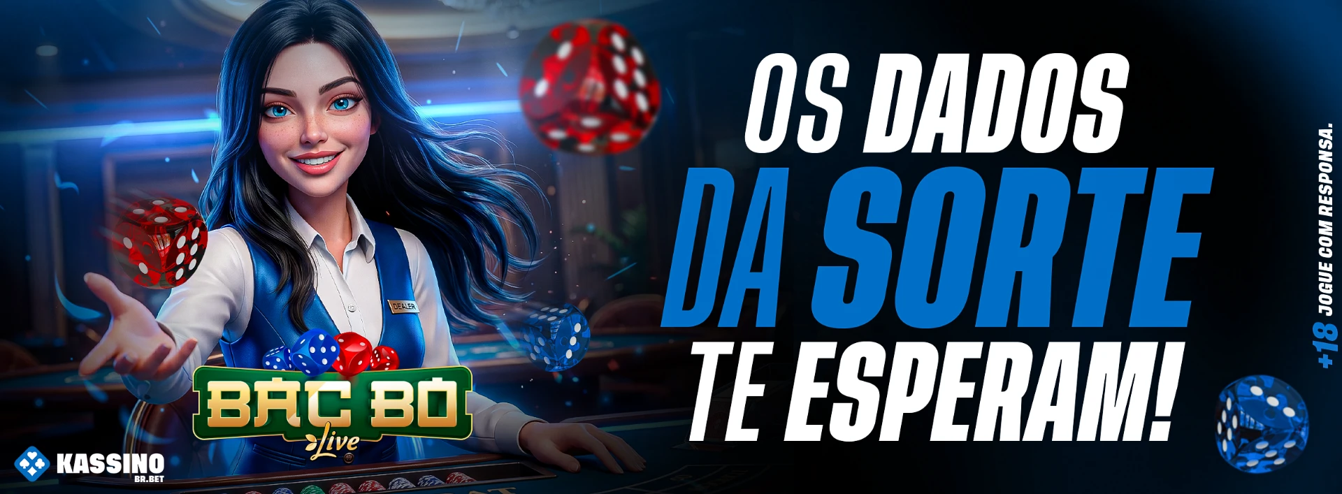 Os dados da sorte te esperam no Bac Bo ao vivo