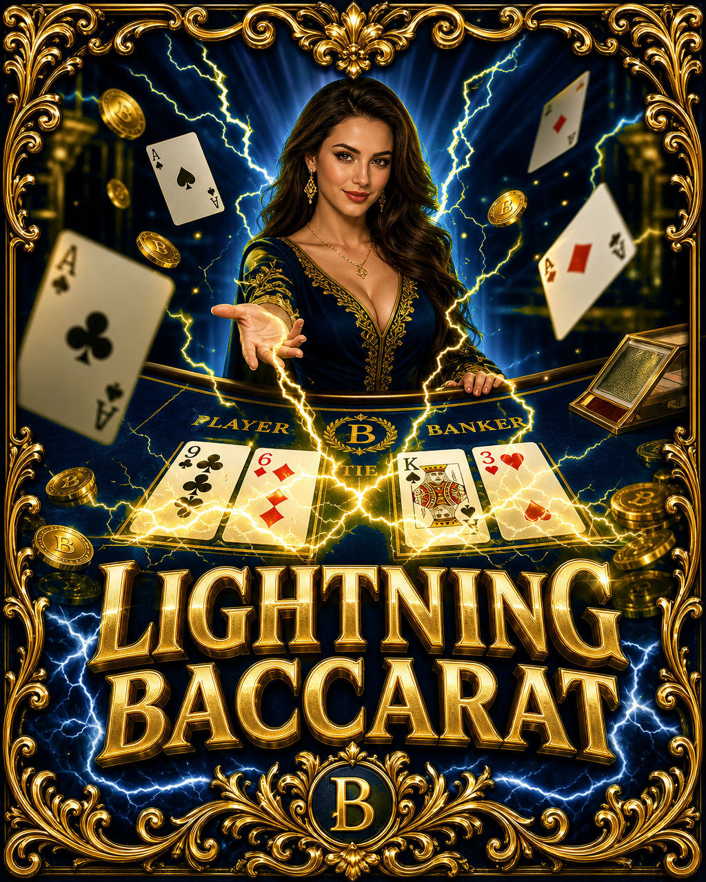 Capa do jogo Lightning Baccarat